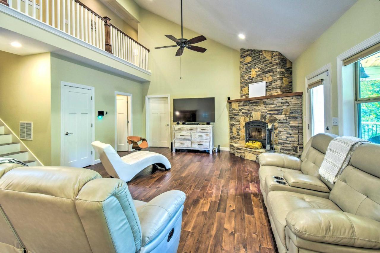 Cozy Riverside Dahlonega Home With Kayaks And Fire Pit Luaran gambar