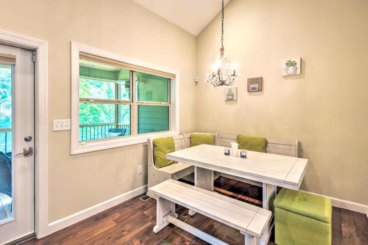 Cozy Riverside Dahlonega Home With Kayaks And Fire Pit Luaran gambar