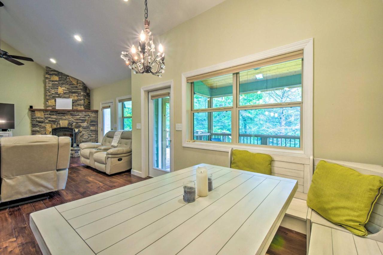 Cozy Riverside Dahlonega Home With Kayaks And Fire Pit Luaran gambar