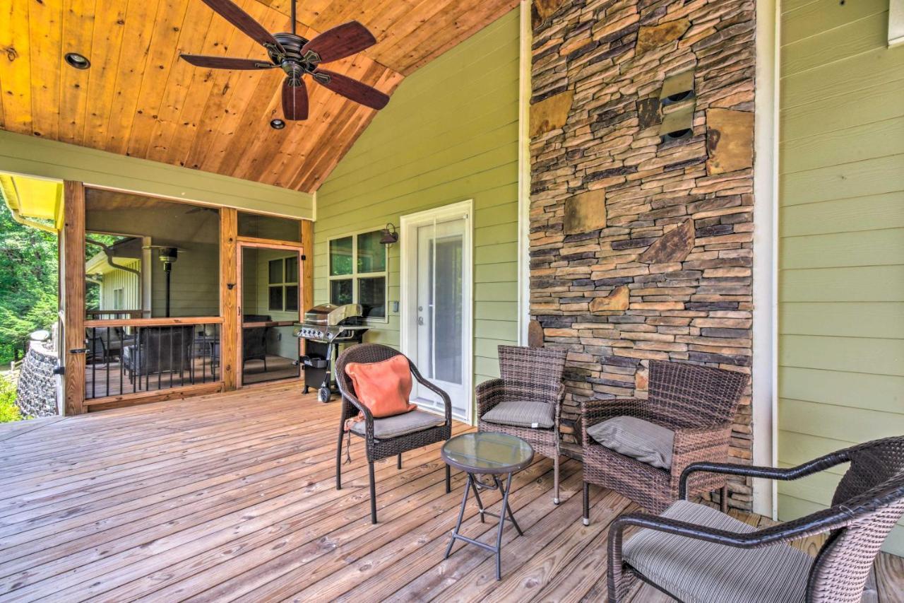 Cozy Riverside Dahlonega Home With Kayaks And Fire Pit Luaran gambar