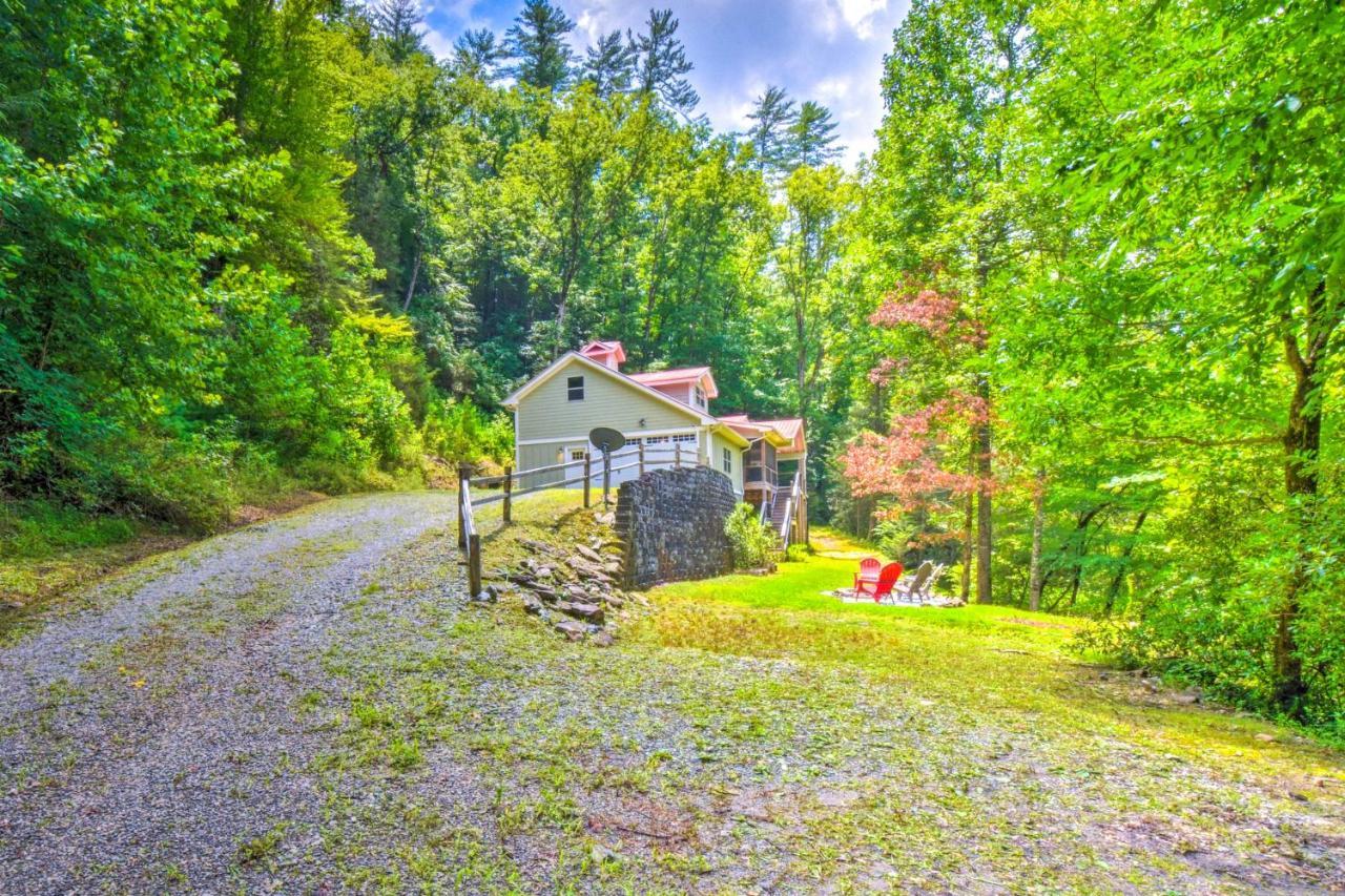 Cozy Riverside Dahlonega Home With Kayaks And Fire Pit Luaran gambar