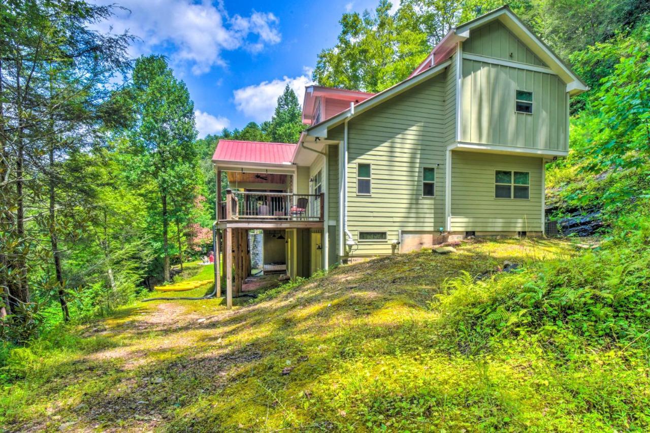 Cozy Riverside Dahlonega Home With Kayaks And Fire Pit Luaran gambar