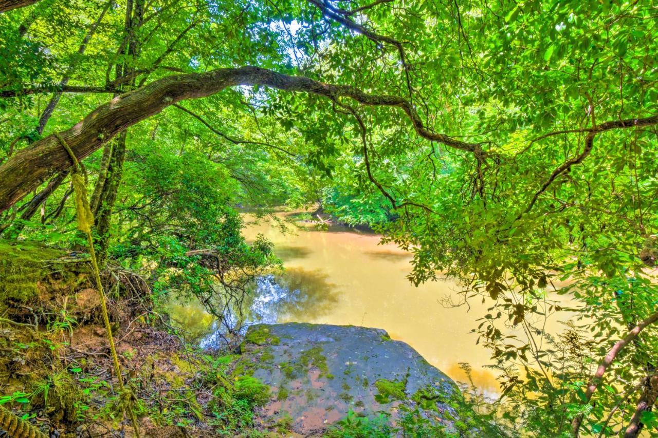 Cozy Riverside Dahlonega Home With Kayaks And Fire Pit Luaran gambar